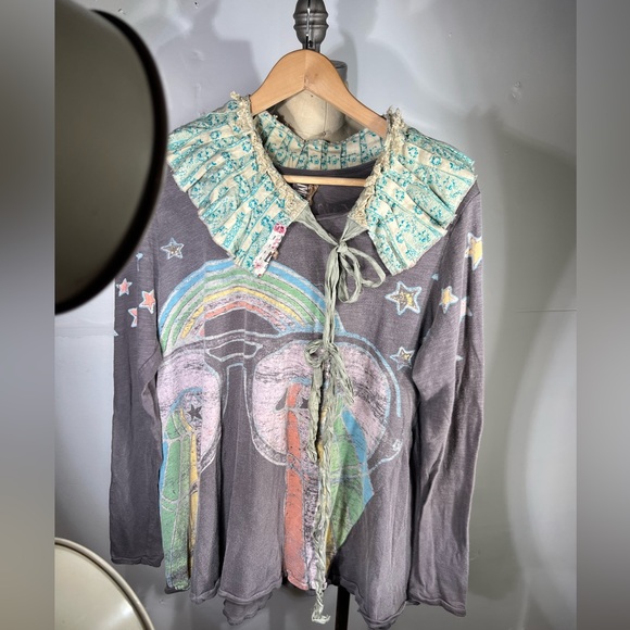 Magnolia Pearl Rainbow Vision Dylan L/S Tee NWT - Picture 7 of 11